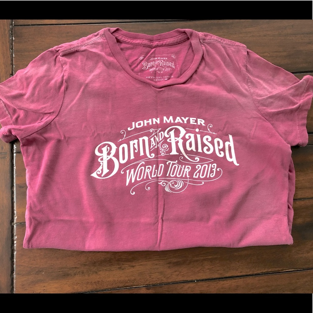 John Mayer world tour T-shirt